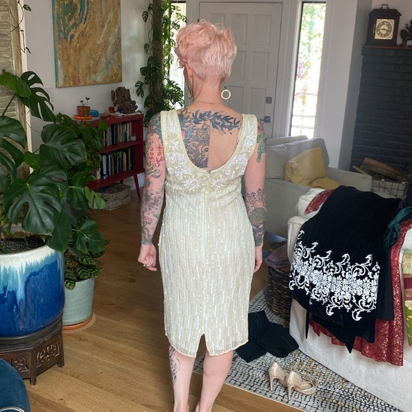 Vintage beaded dress - Picture 5 of 8